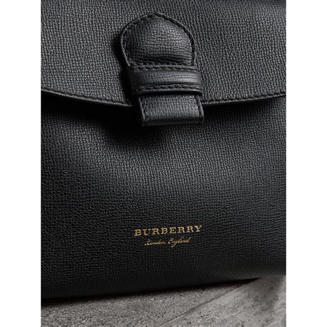 burberry grainy leather house check tote bag|Burberry house check banner.